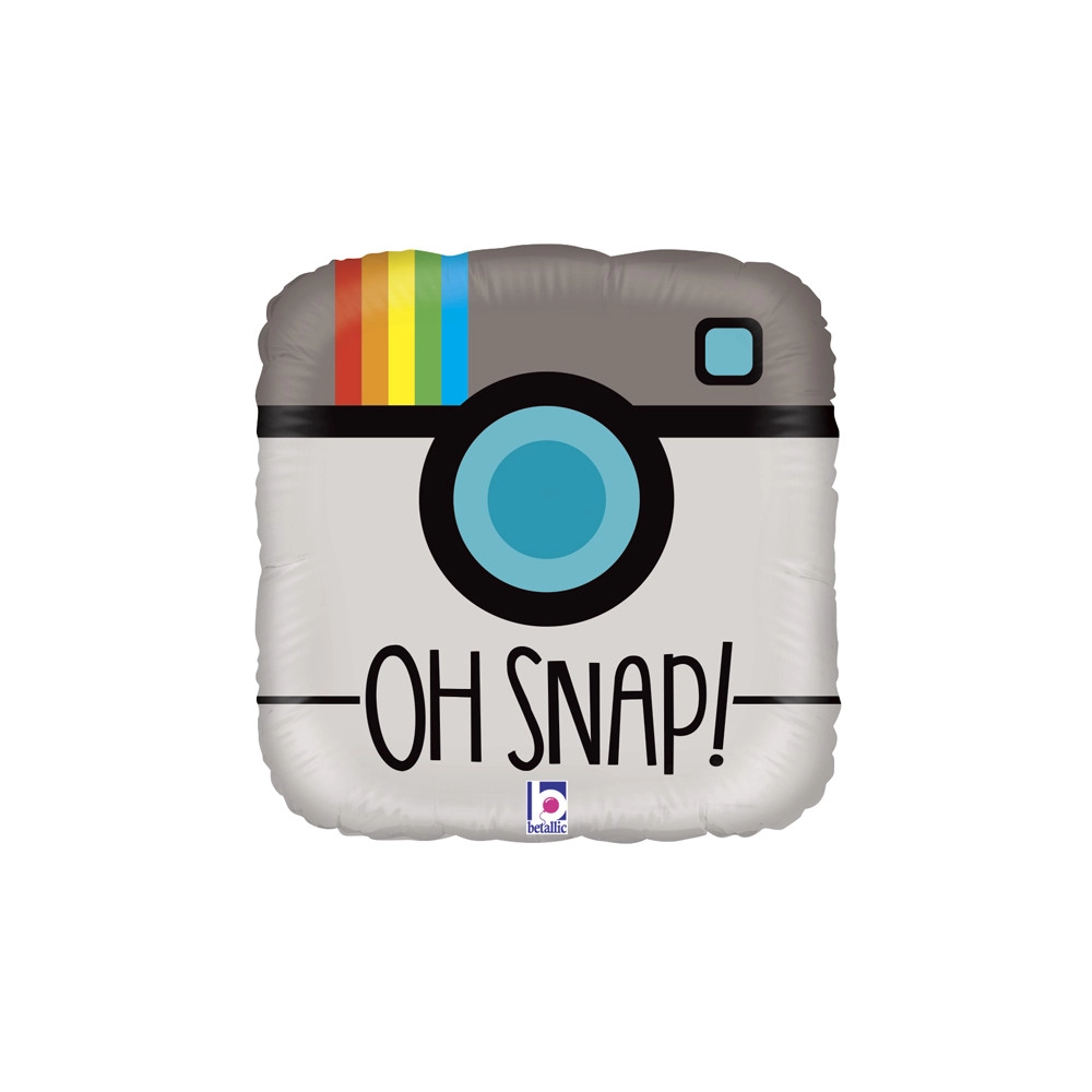 Helium balloon shape "Oh snap camera"