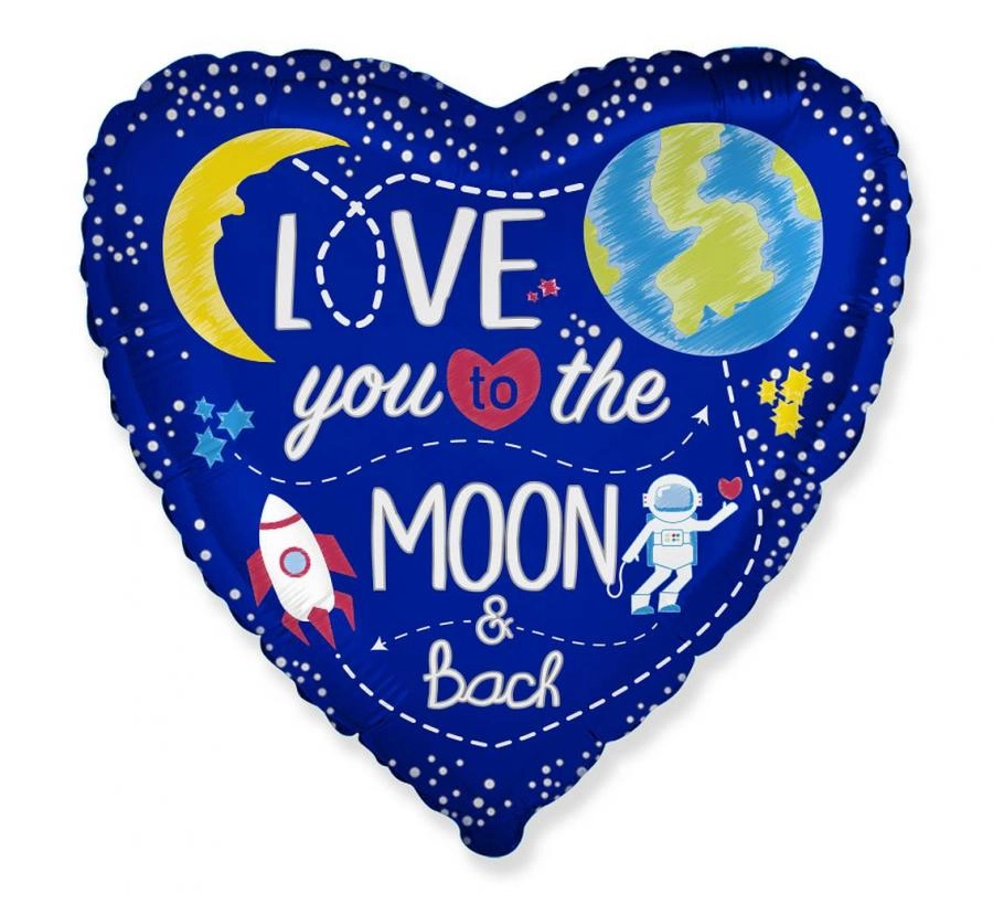 Love you to the moon and back Balloon