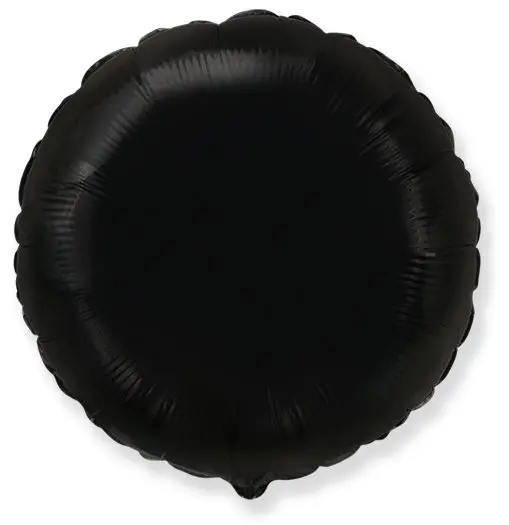 Round Foil Balloon - Black