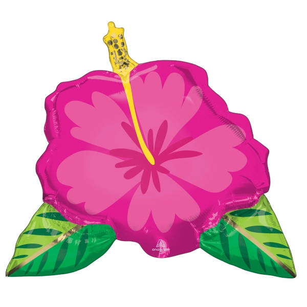 NEW Beautiful Tropical Hibiscus Foil Balloon