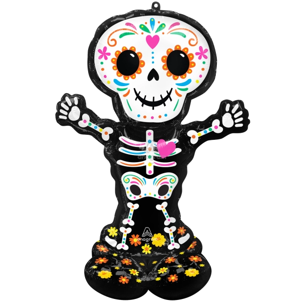 Day Of The Dead Skeleton Foil Balloon