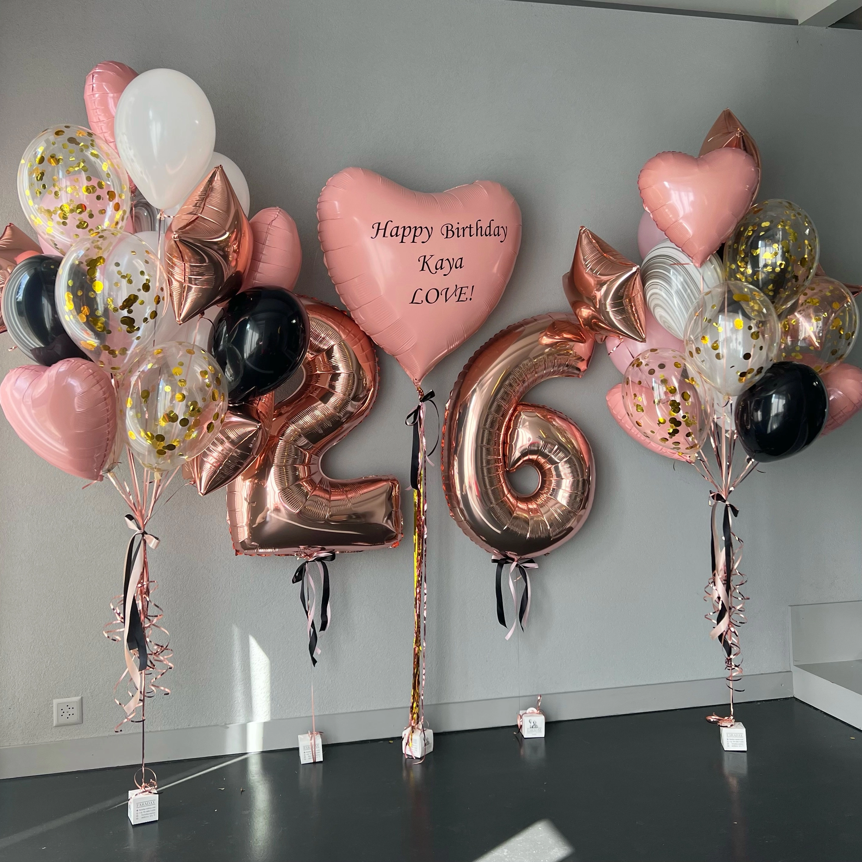 Personalized balloon set “Flora”