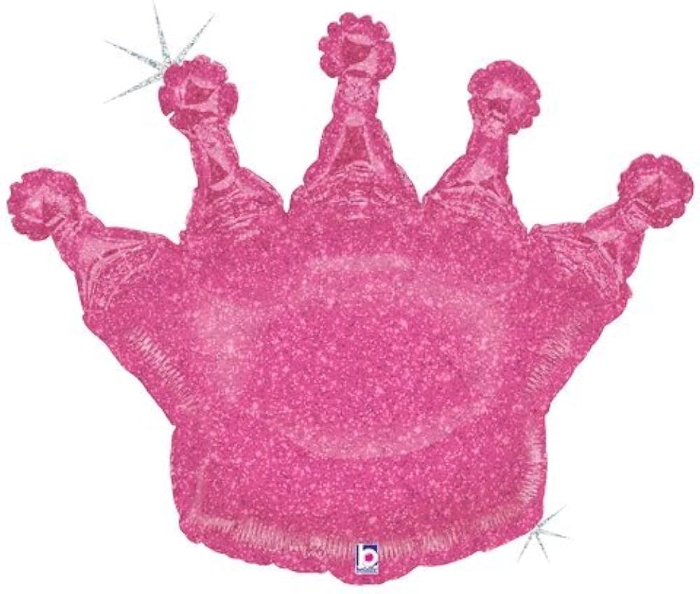 Helium balloon shape "Pink Crown"