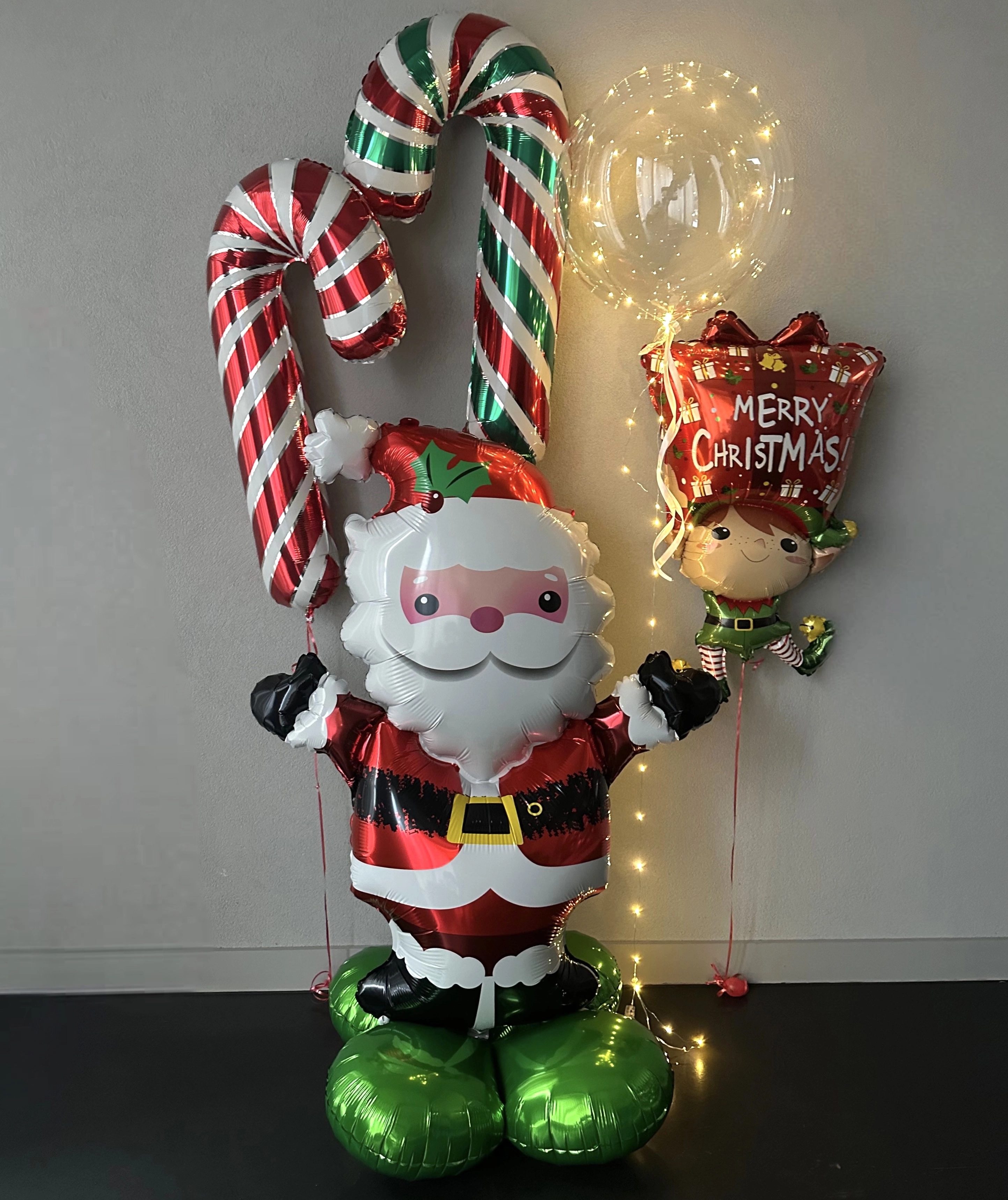 Set « Santa Claus and his Elf »