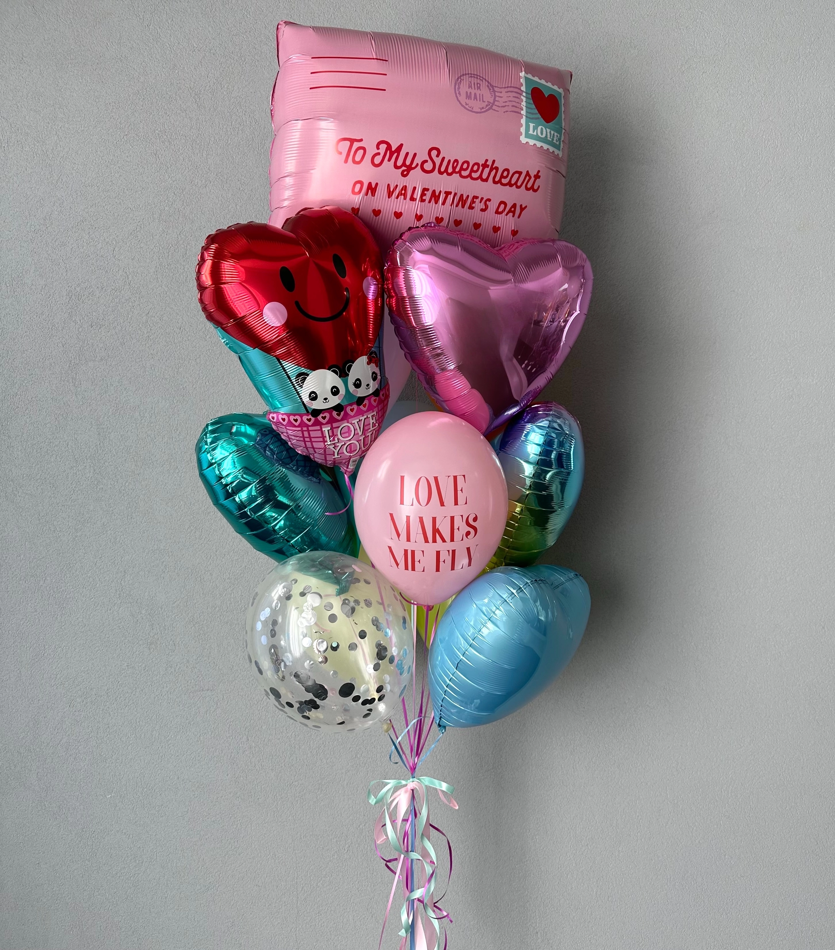 Balloon arrangement “Love Letter”