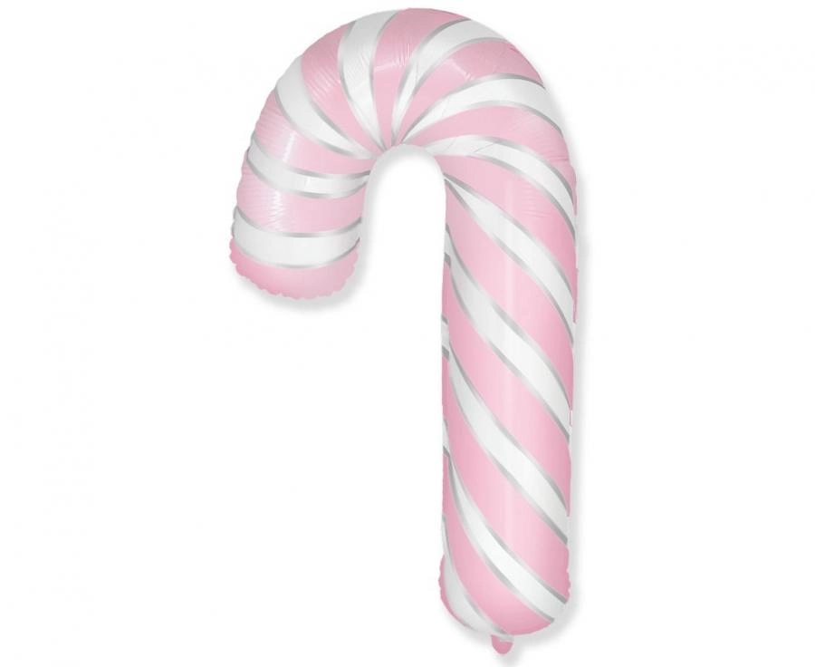 Pink Candy Cane Balloon