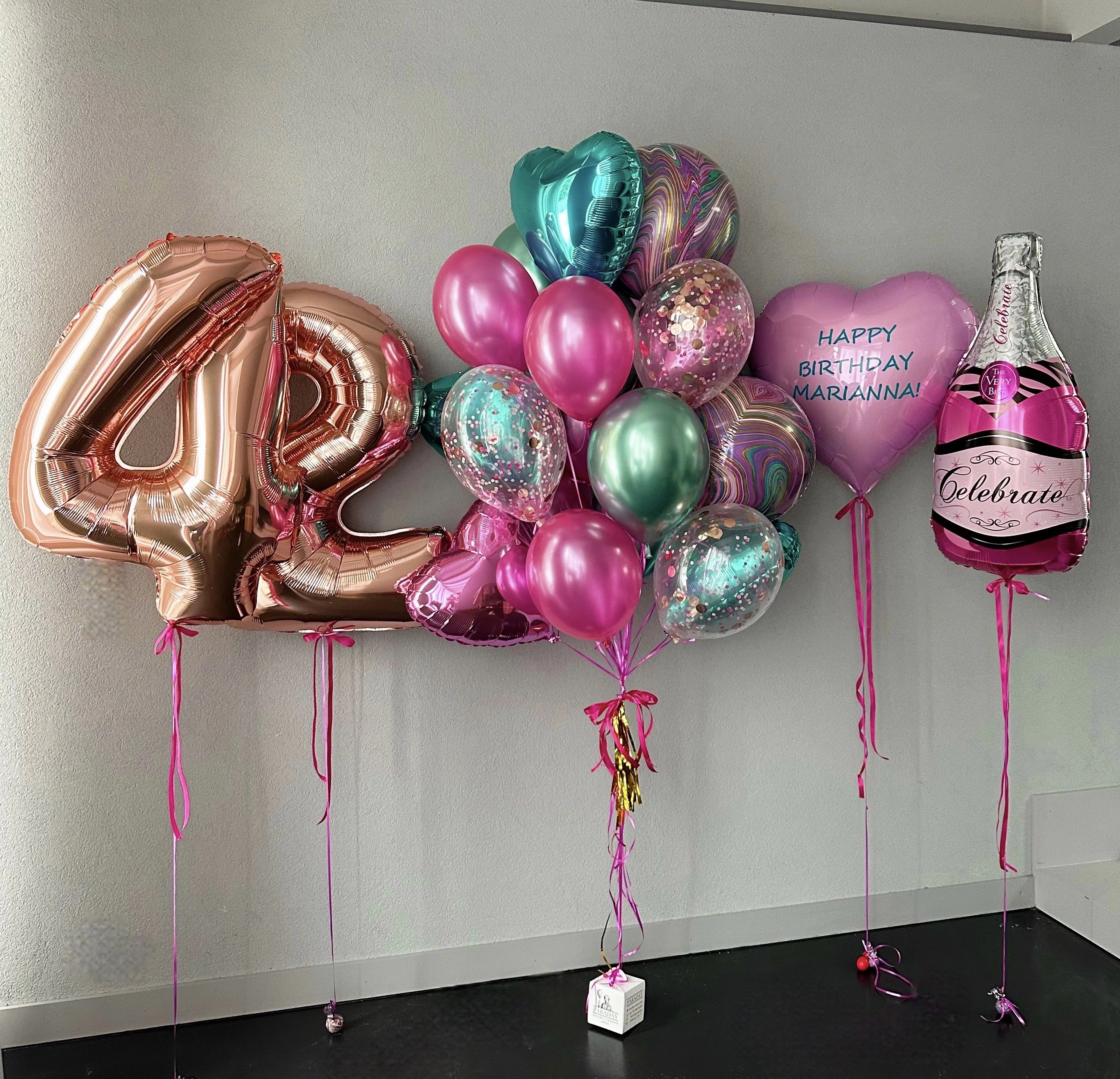 Magnificent balloon arrangement “Lauren”