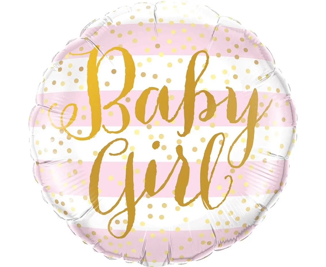 Baby Girl Gold Balloon