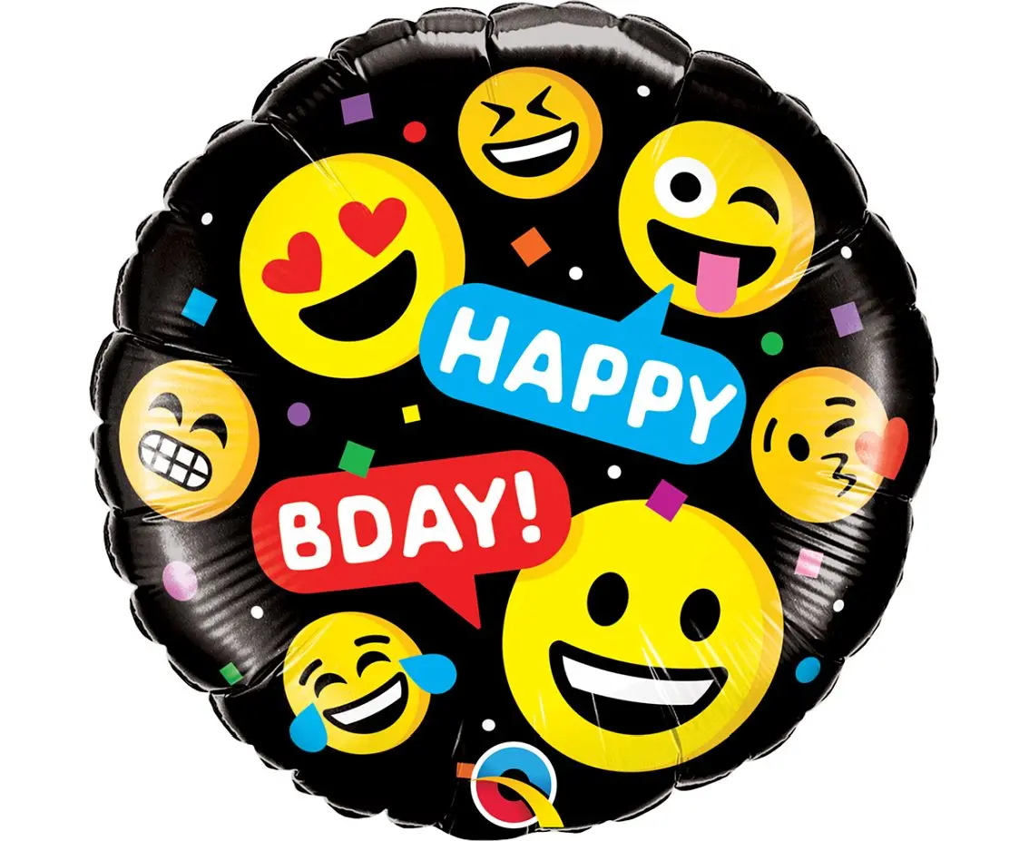 Emoji Happy Birthday Balloon