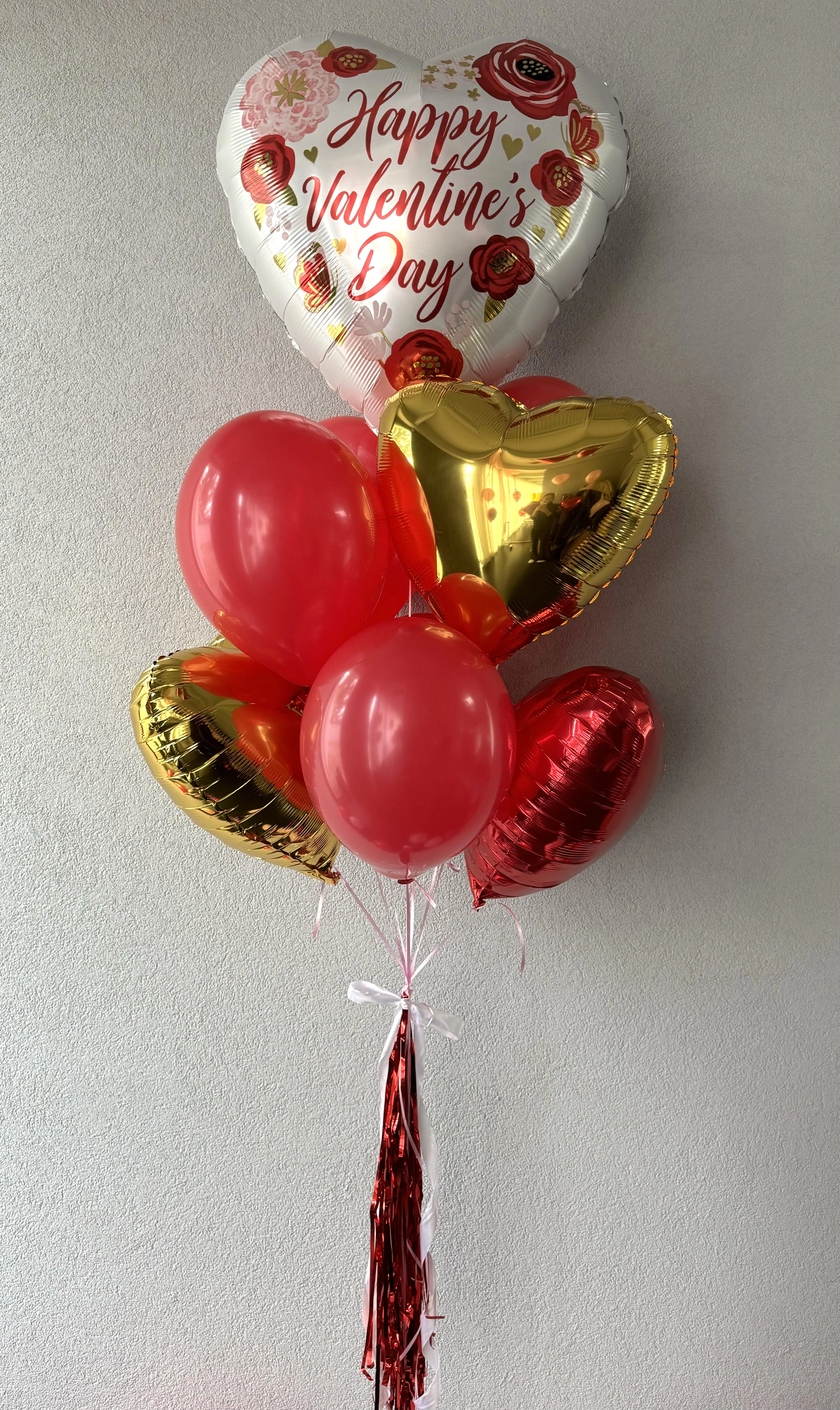 Balloon arrangement « Happy St.Valentine’s »