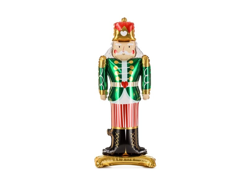 Standing balloon in shape of Nutcracker