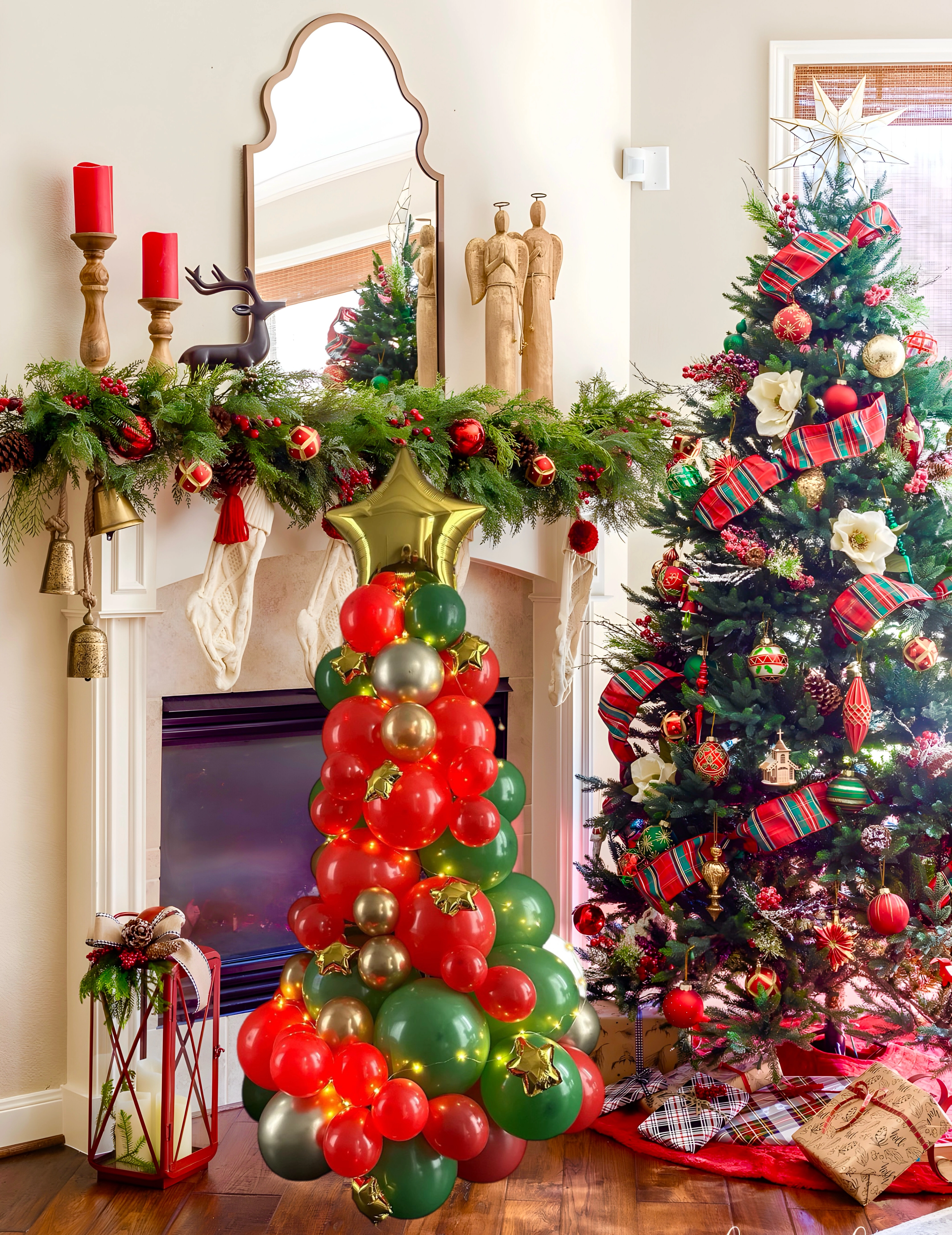 Mini Balloon Christmas tree