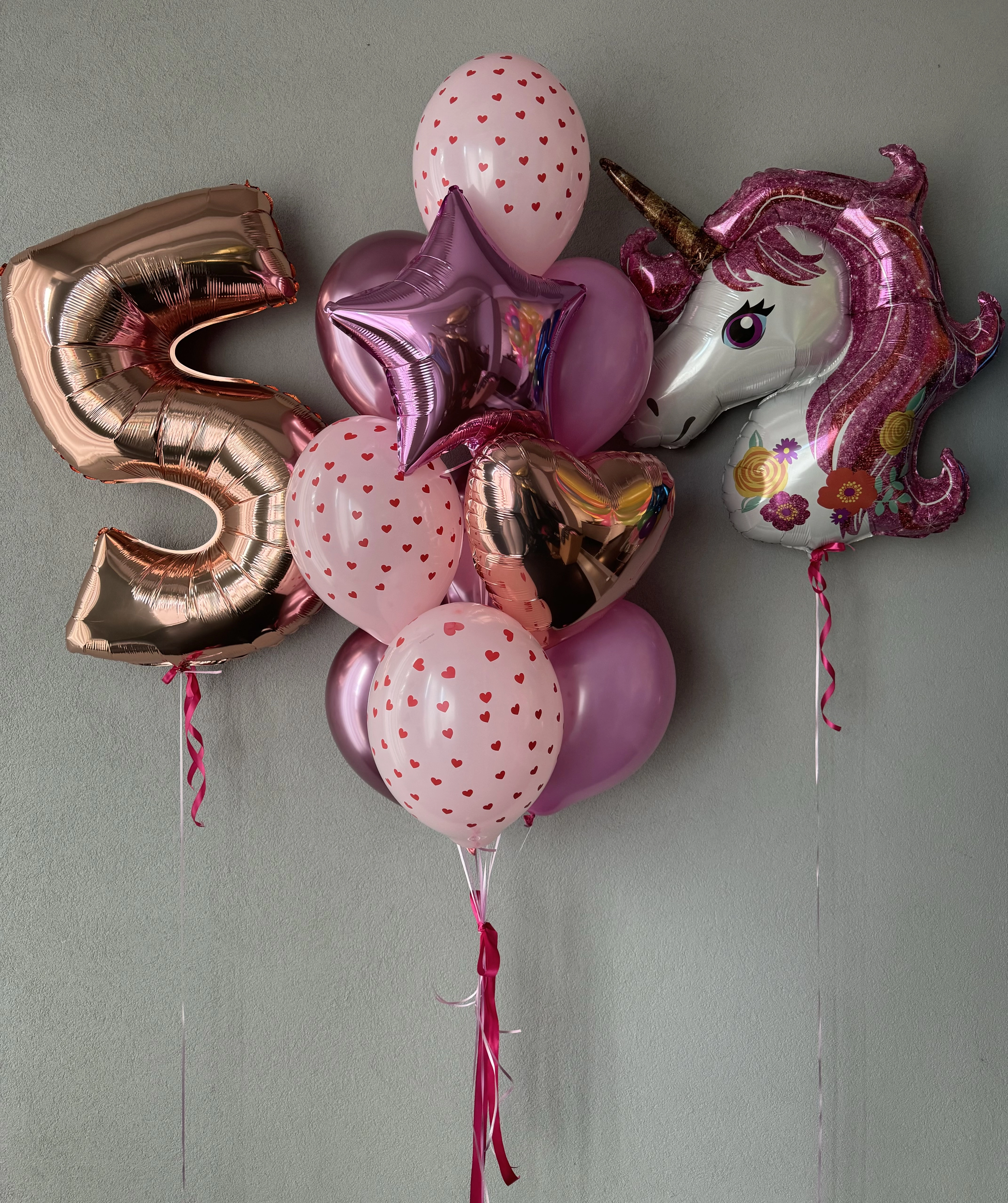 Balloon set «Pink Unicorn» 