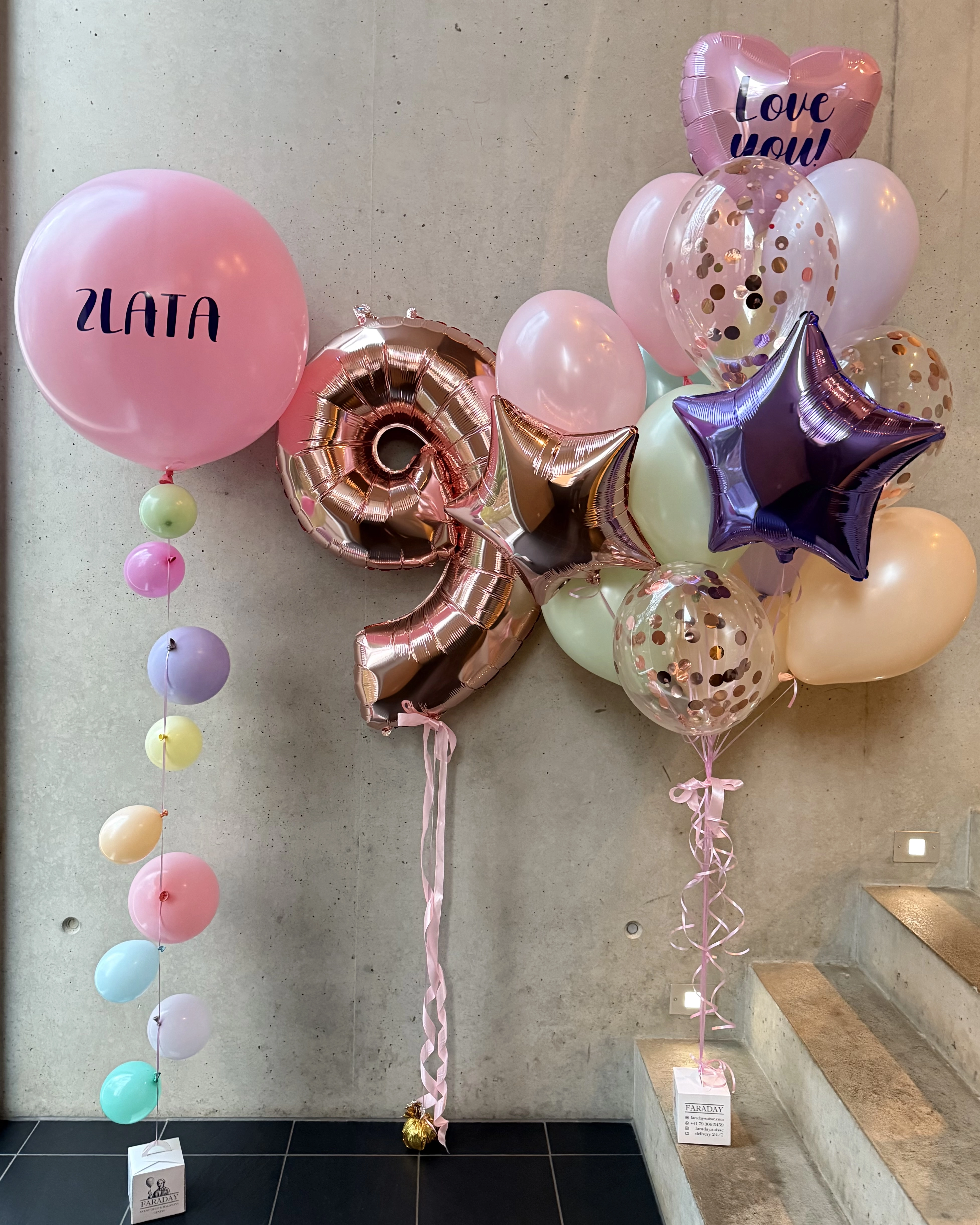 Set of balloons «Lily»
