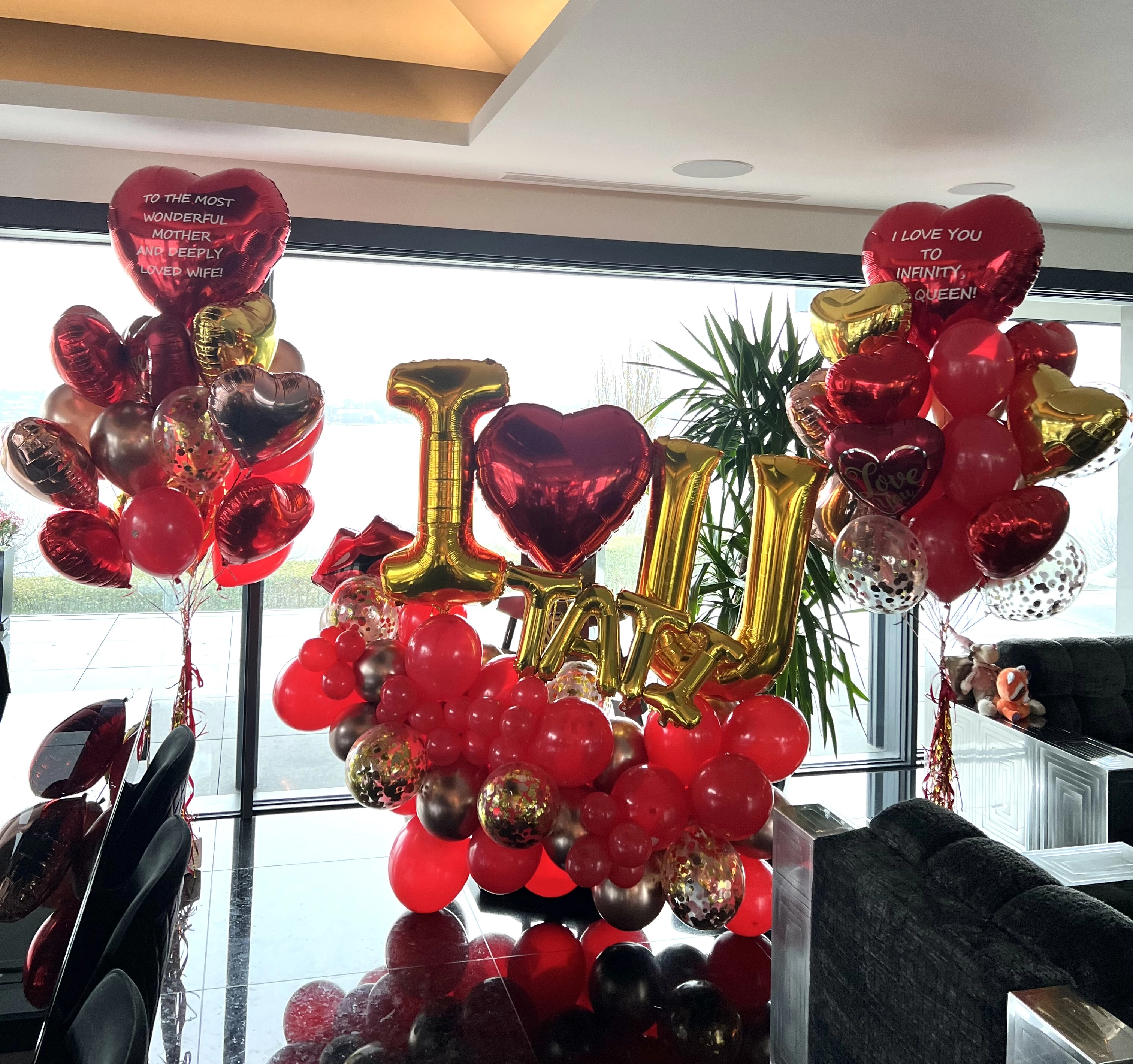 Personalized balloon surprise “You stole my heart”