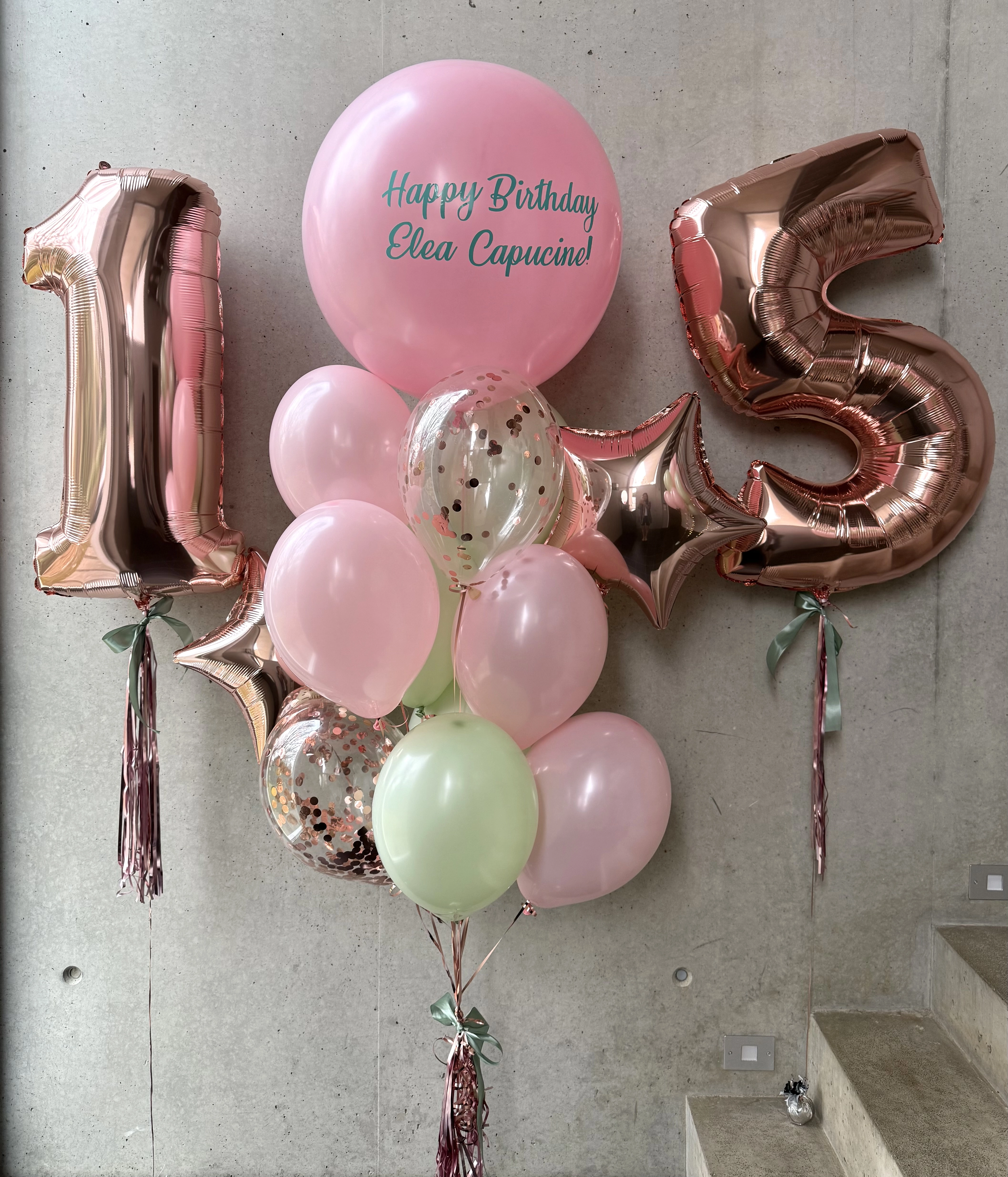Personalized balloon set «Victoria»