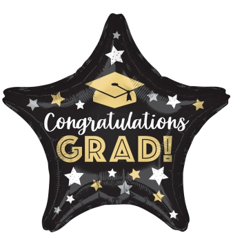 Star balloon “Congratulations Grad”