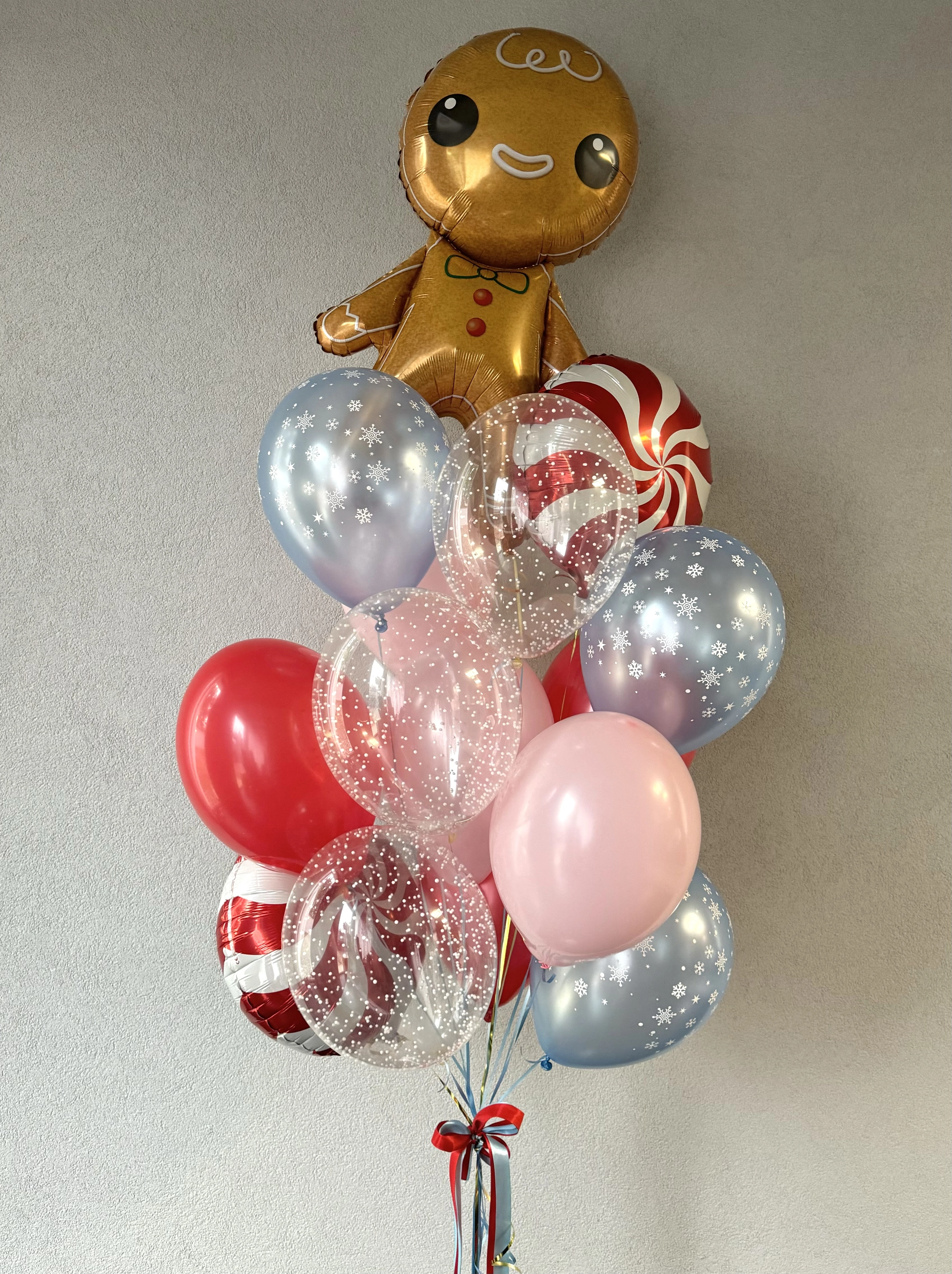 Balloon composition «Gingerbread man»