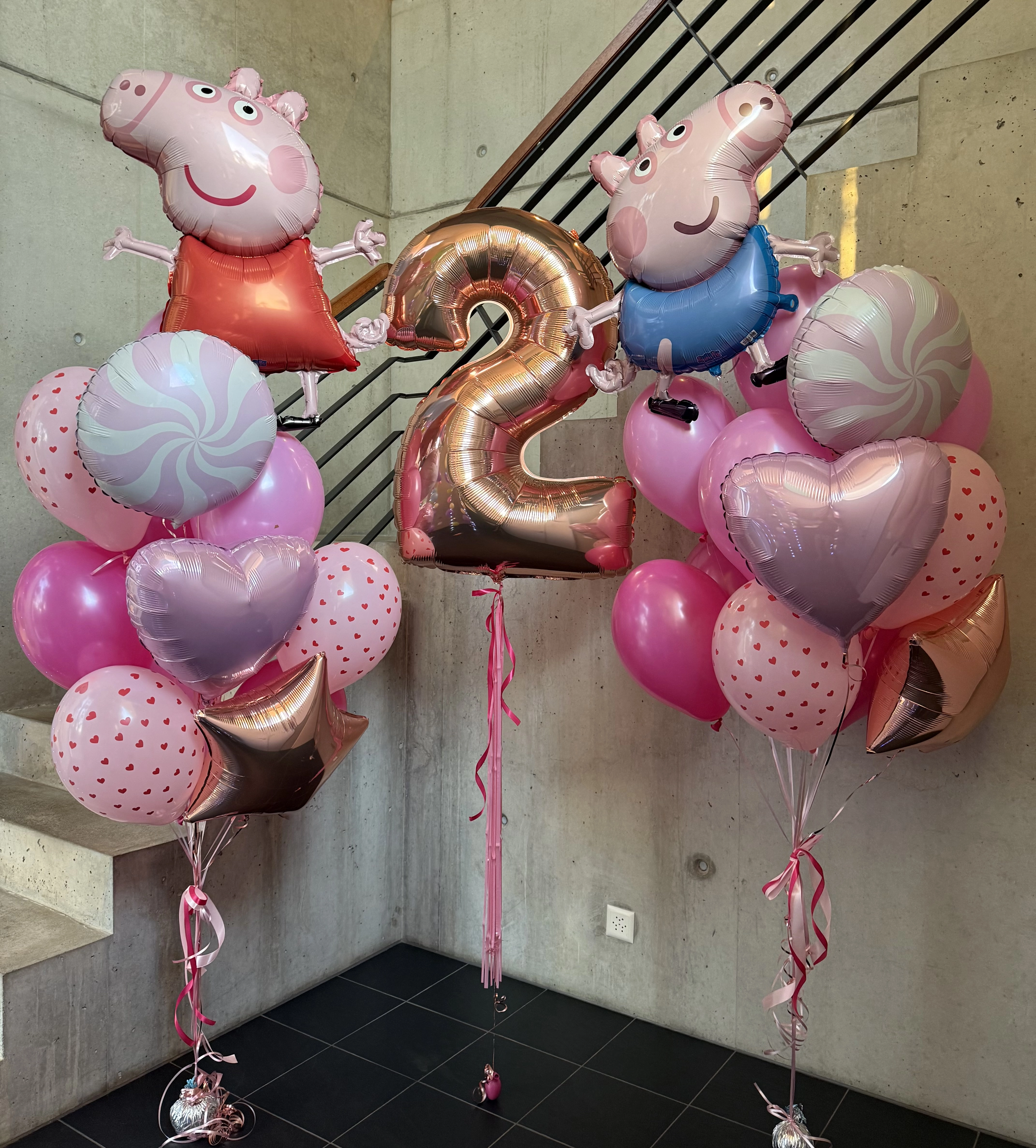 Themed balloon set “Peppa and George”