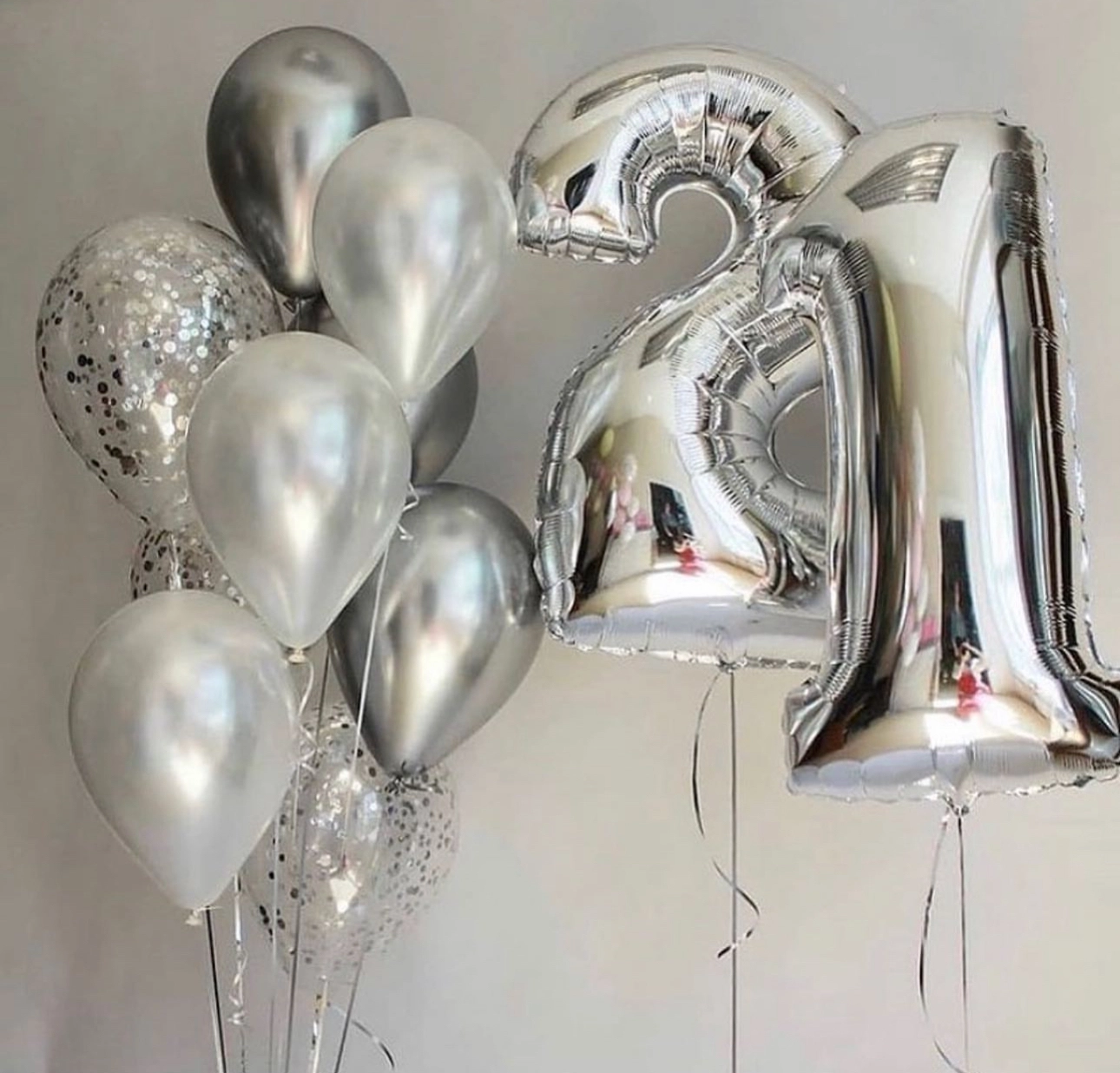 Balloon set with 2 numbers “Little pleasure”