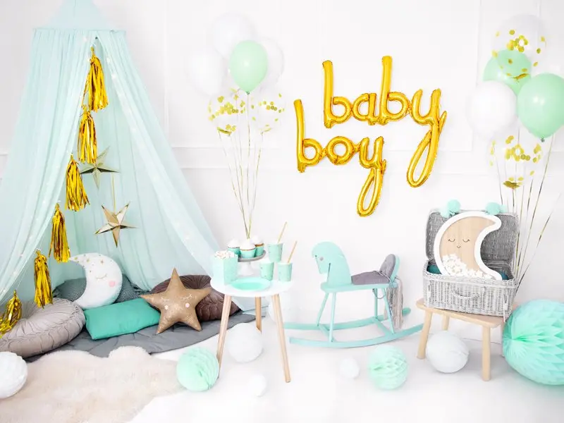 Air-filled Banner Balloon "Baby Boy"