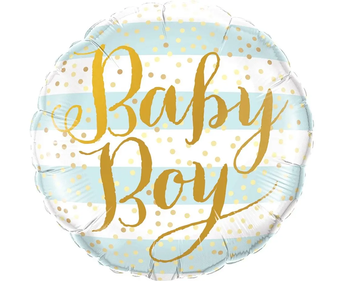 Baby Boy Gold Dots