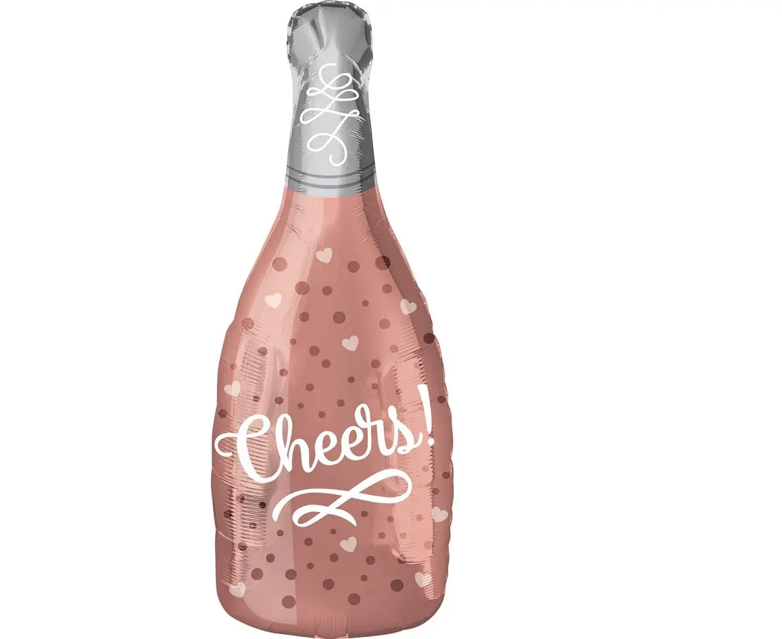 Bottle of Champagne "Cheers" Balloon