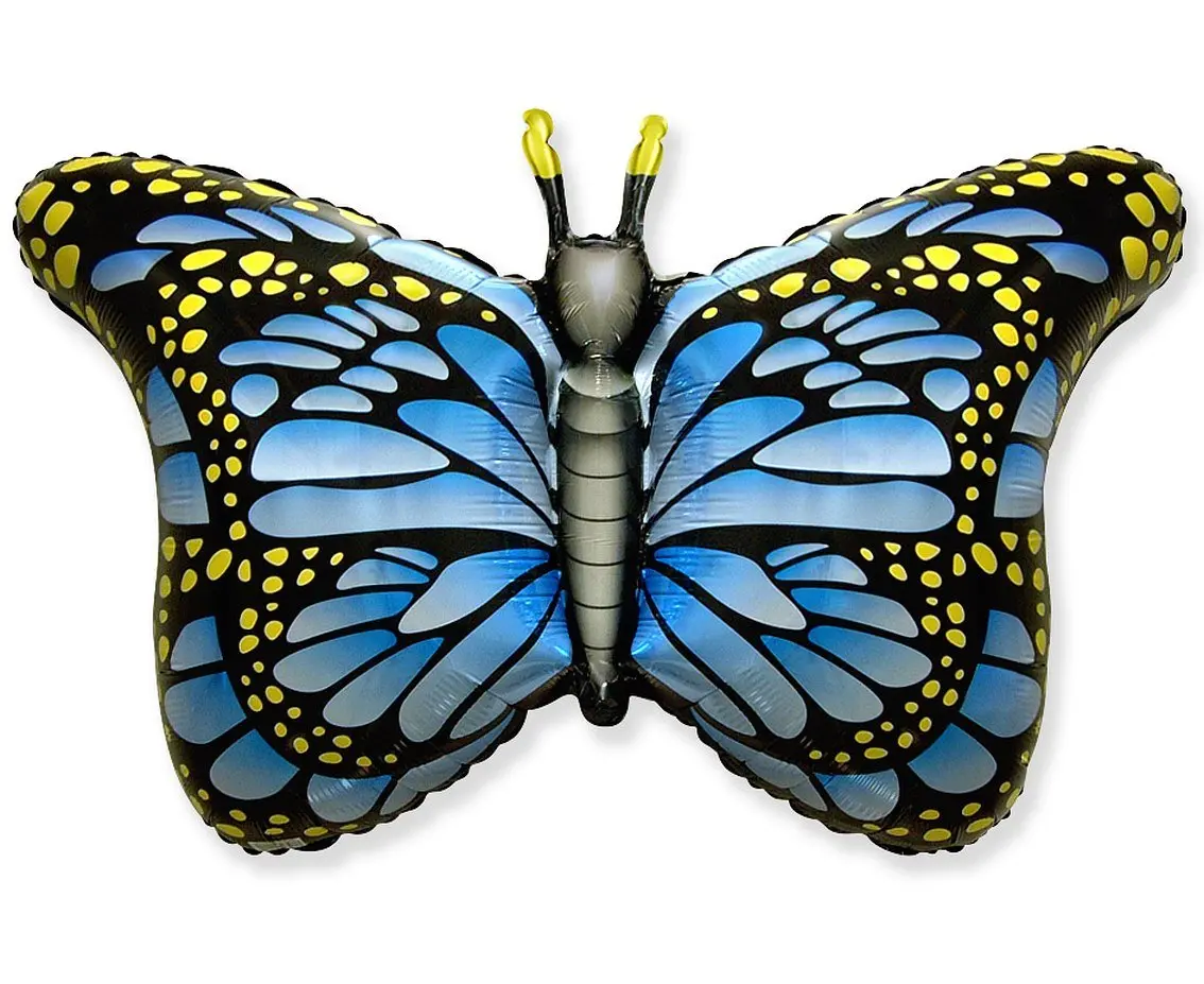 Blue Butterfly Balloon
