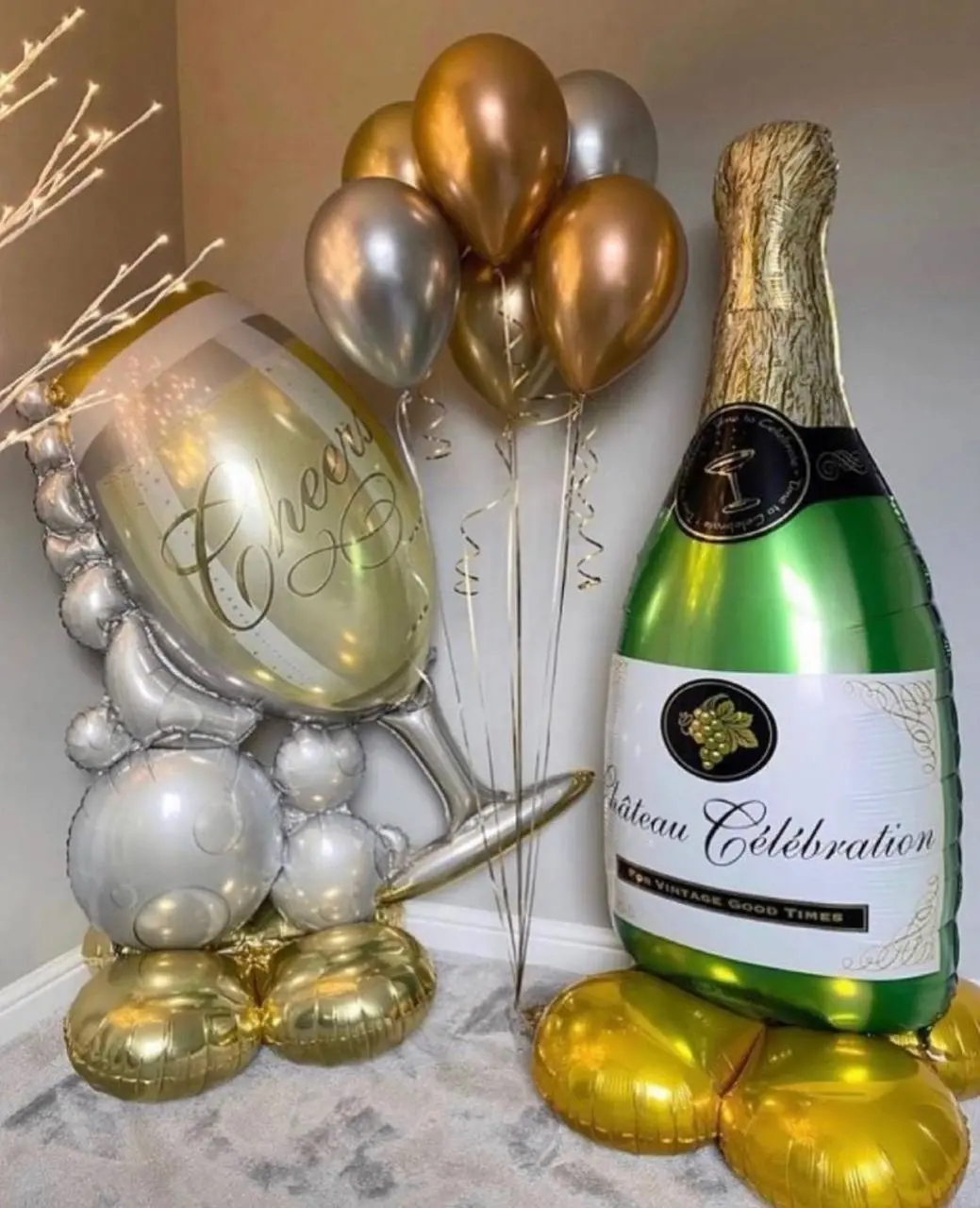 Champagne New Year set