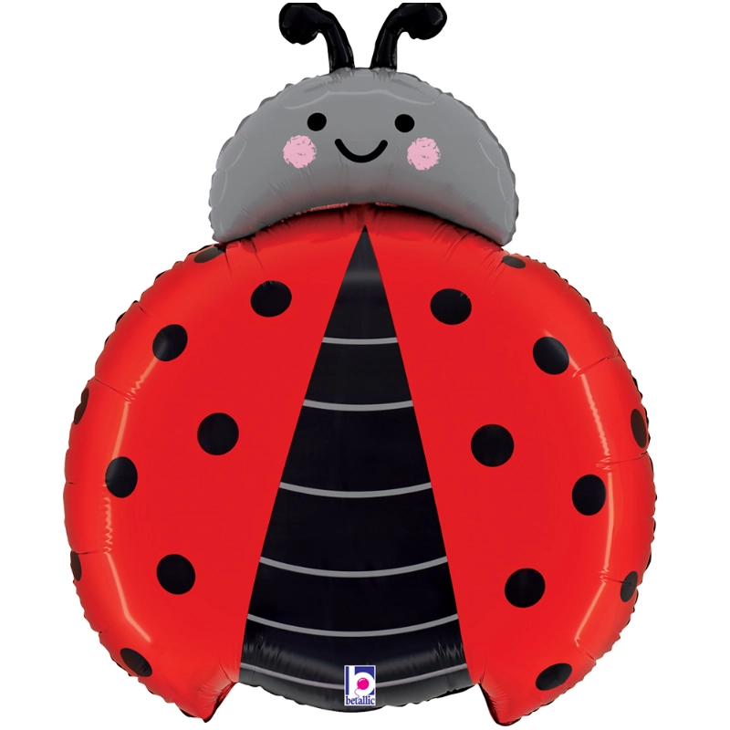 Helium balloon shape "Ladybug (red and black)"