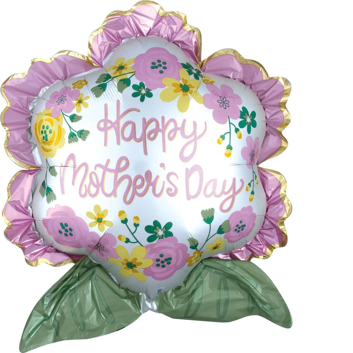 Happy Mother's Day Satin Flower Balloon