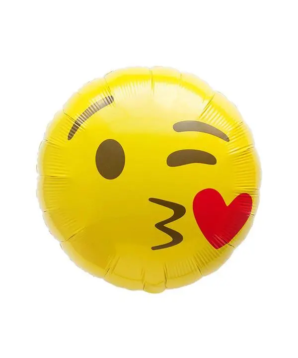 Kiss Emoji Smile Balloon