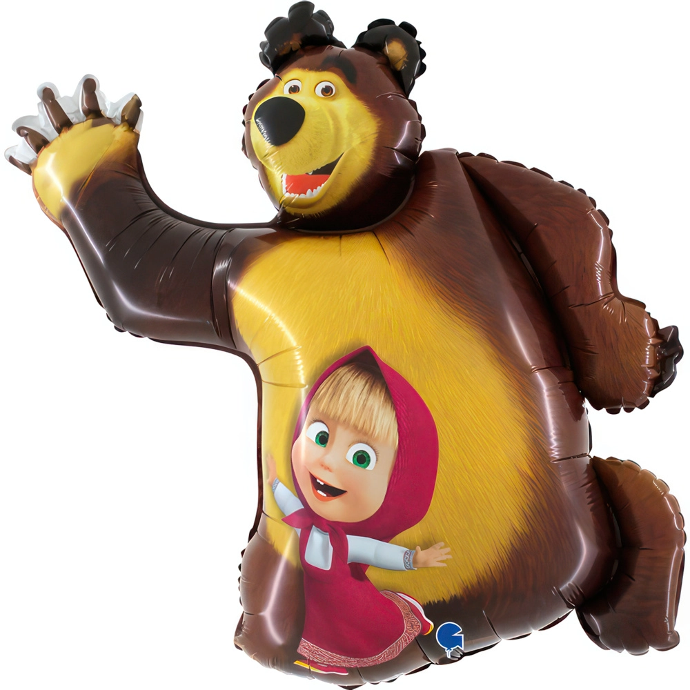 Helium balloon shape "Masha and the Bear"