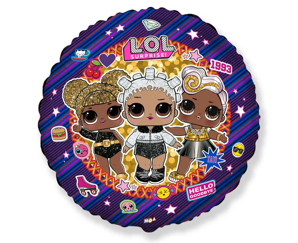 LOL Dolls Round Balloon