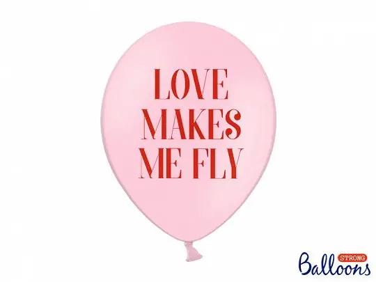 Love Makes Me Fly Latex Balloon
