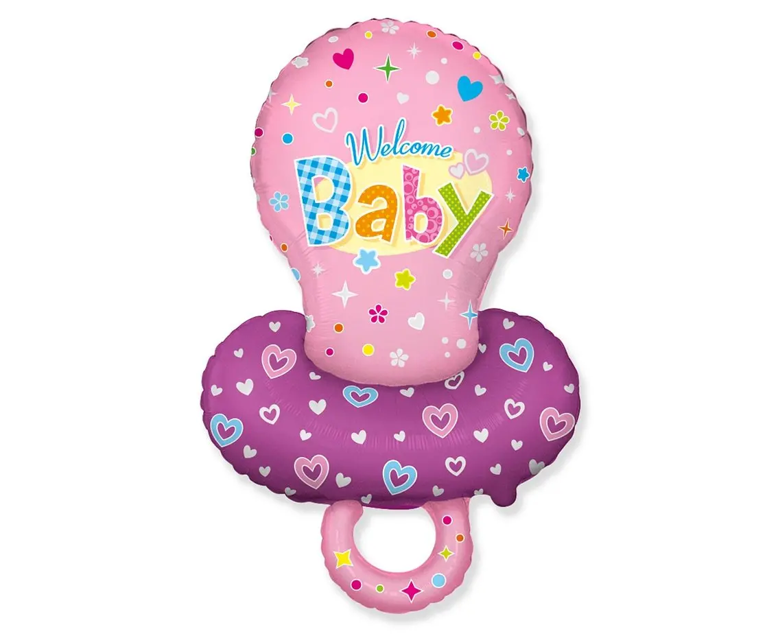 Pink Pacifier Balloon