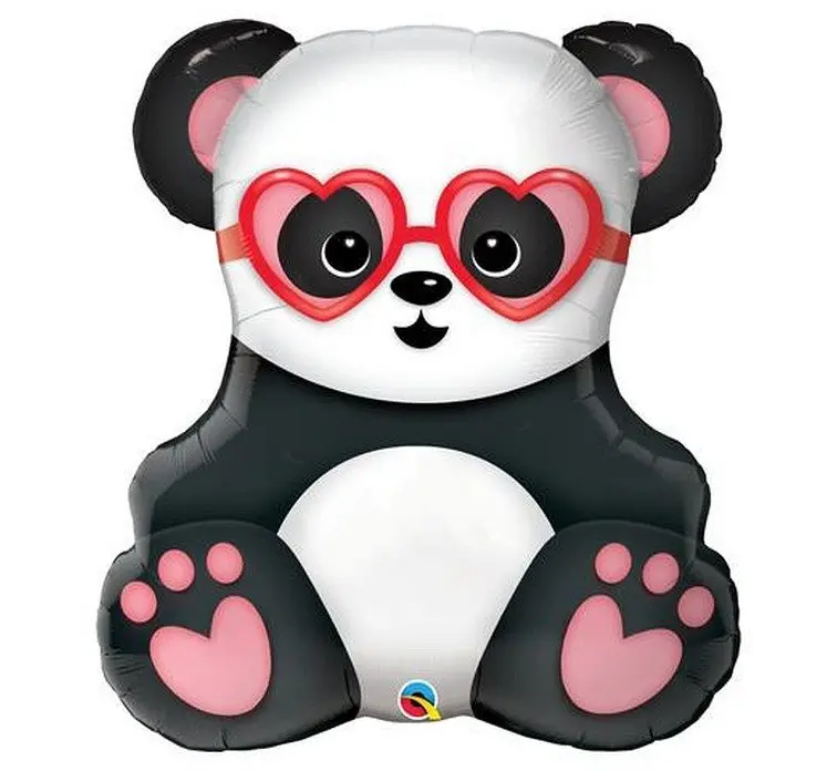 Panda in Love Balloon