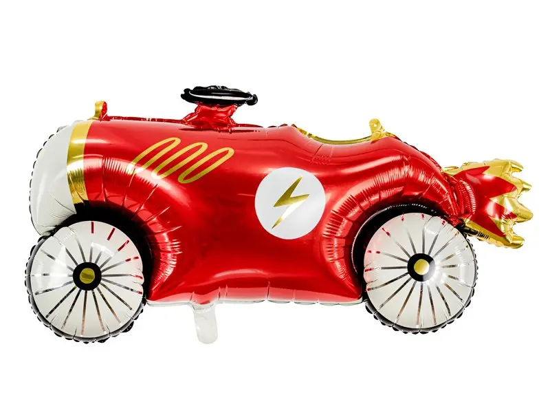 Red Retro Car Balloon