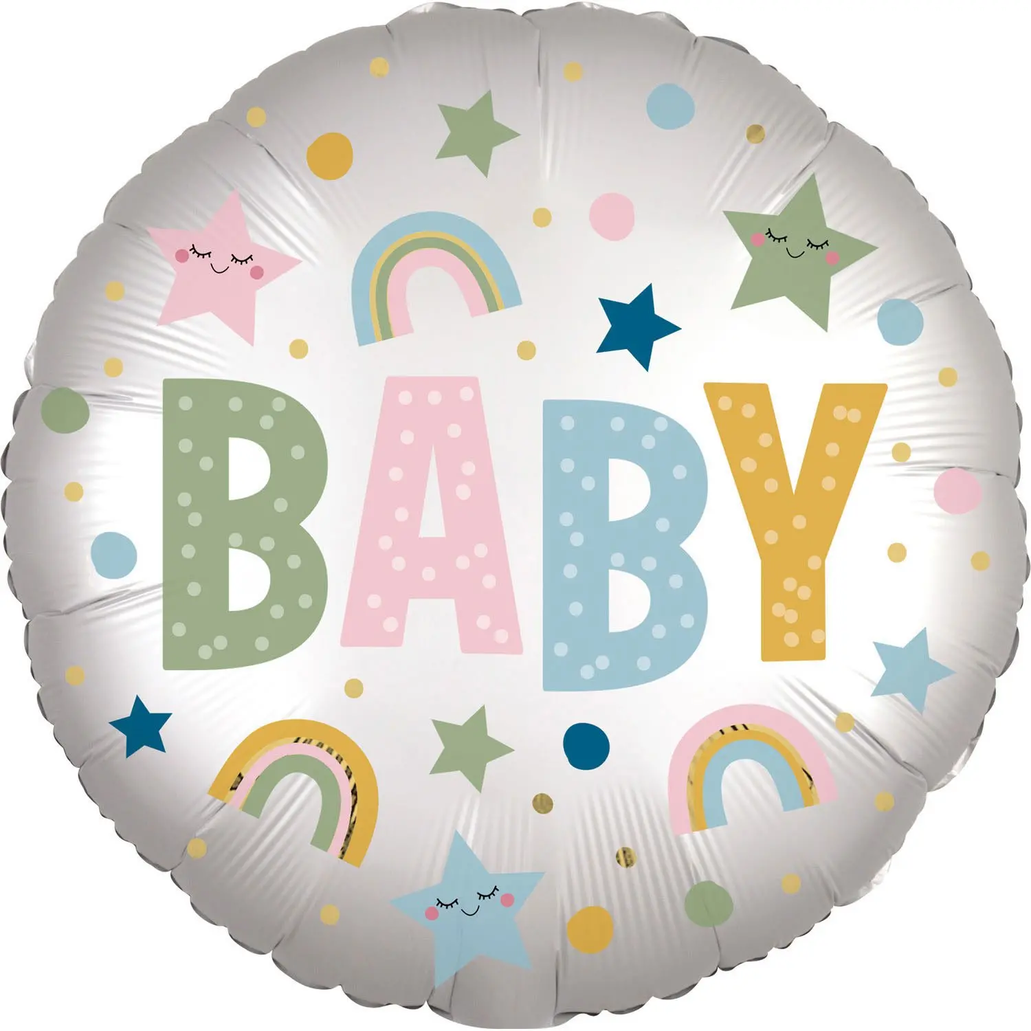 Satin Baby Round Balloon