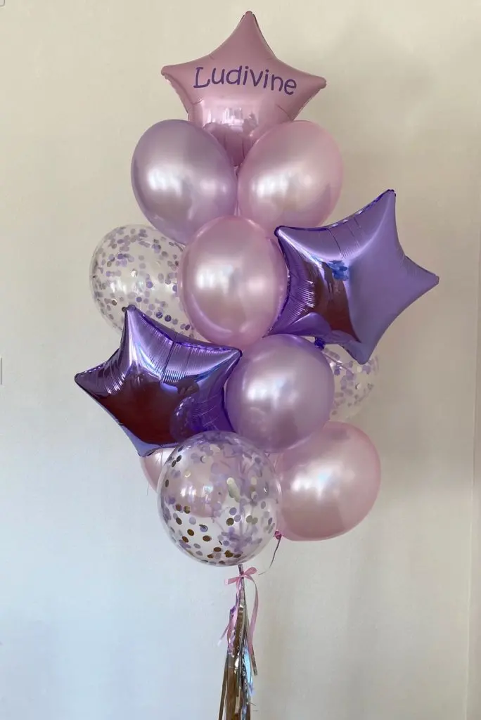 Personalized balloon set “Déborah”