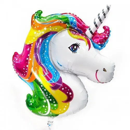 Rainbow Unicorn Balloon